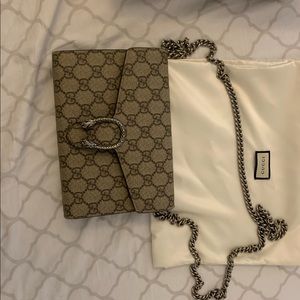 Gucci Dionysus GG supreme super mini chain bag